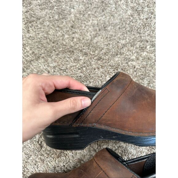 Dansko Professional Leather Clog Brown Slip on Shoes Work Women’s 40 (9-9.5) - Picture 10 of 10